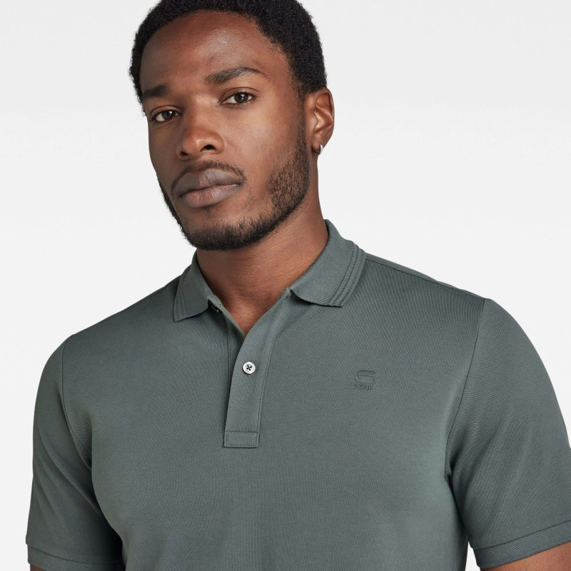 d11595 5864 996 dunda slim polo g-star polo graphite crop2