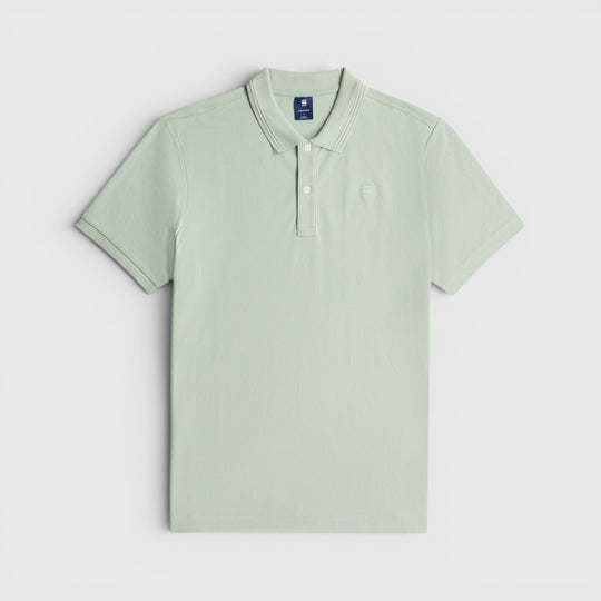 D11595-5864-C199 G-Star Dunda slim polo Pale Green / Groen