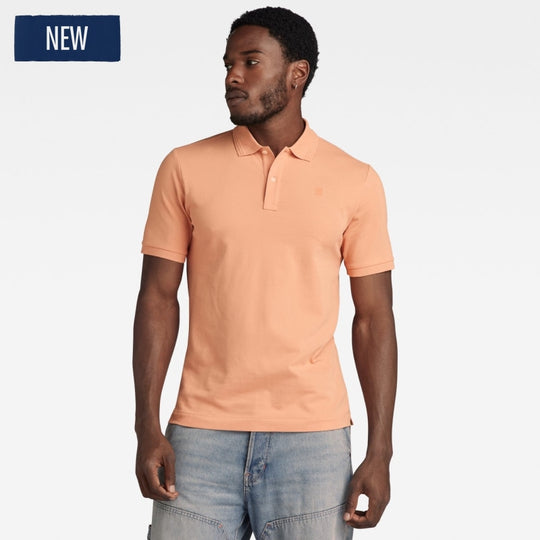 d11595-5864-g280 dunda slim polo g-star polo peach bloom