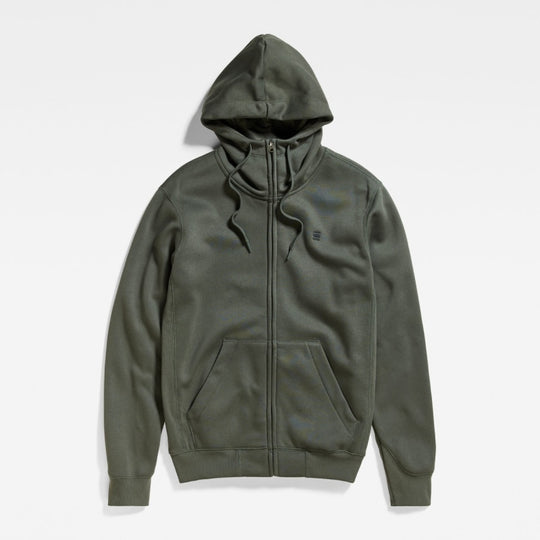 d16122-c235-996 premium core hooded zip sweater g-star sweater graphite crop2