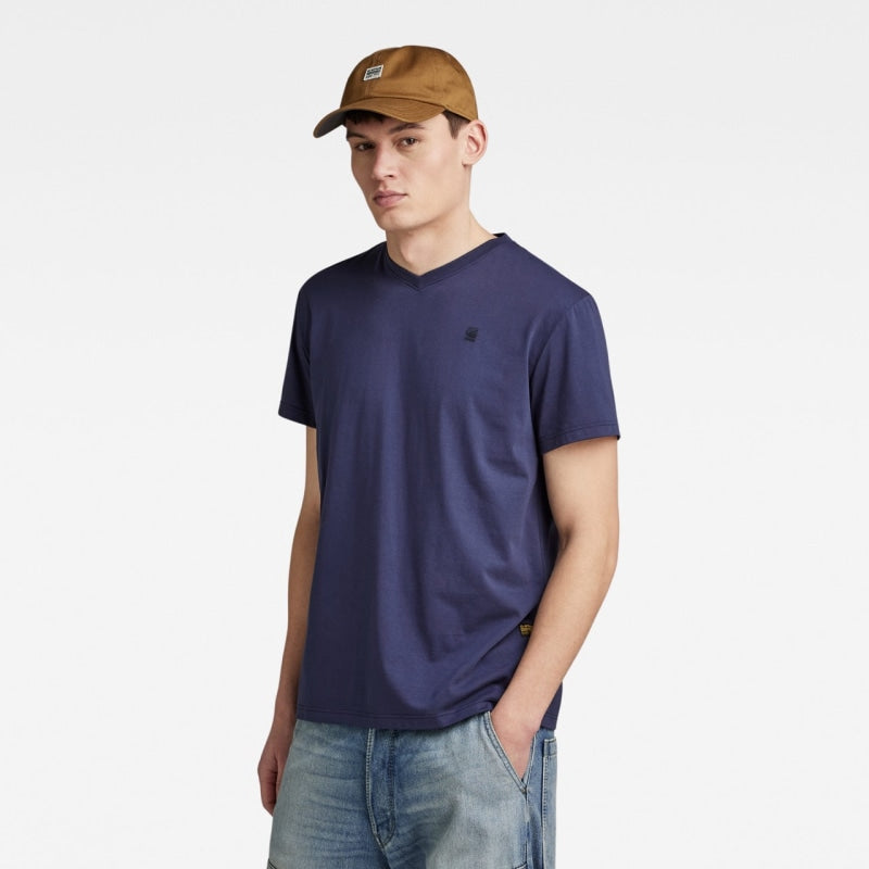 G-Star T-Shirt Base V-Neck T-Shirtsd16412-336-6067 t-shirt base v-neck g-star t-shirt sartho blue crop1