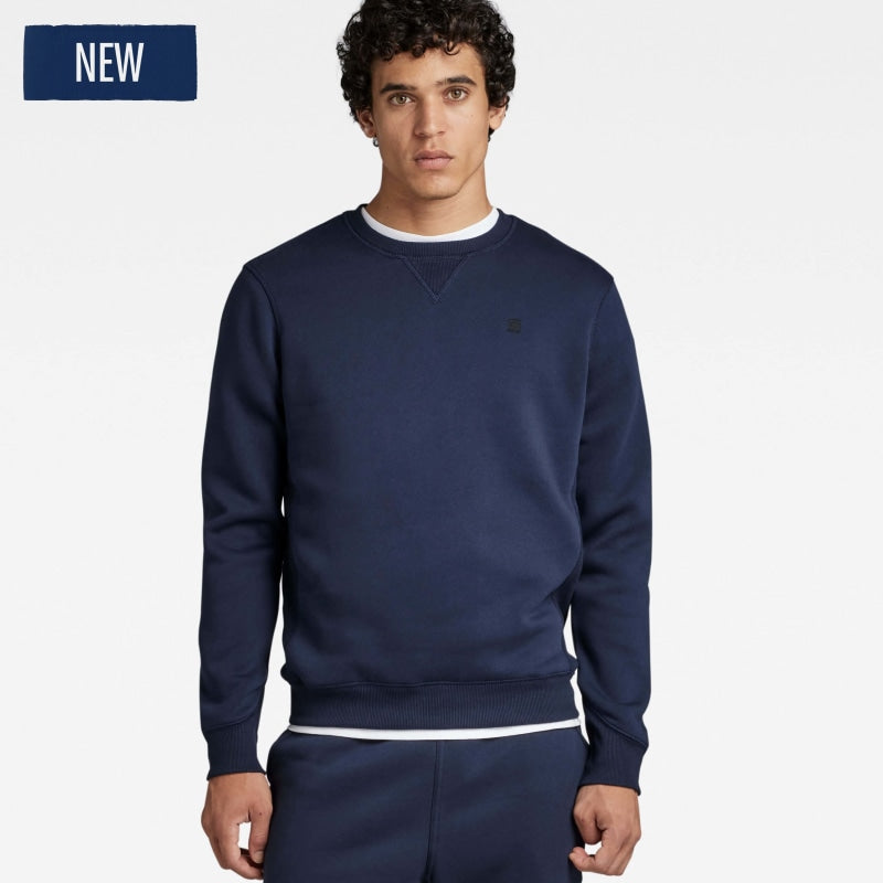 d16917-c235-6067 premium core sweater g-star sweater sartho blue