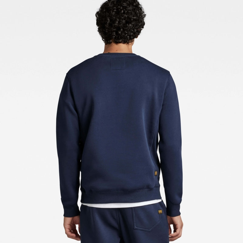 d16917-c235-6067 premium core sweater g-star sweater sartho blue back