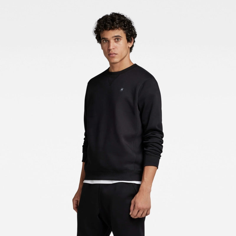d16917-c235-6484 premium core sweater g-star sweater dark black side