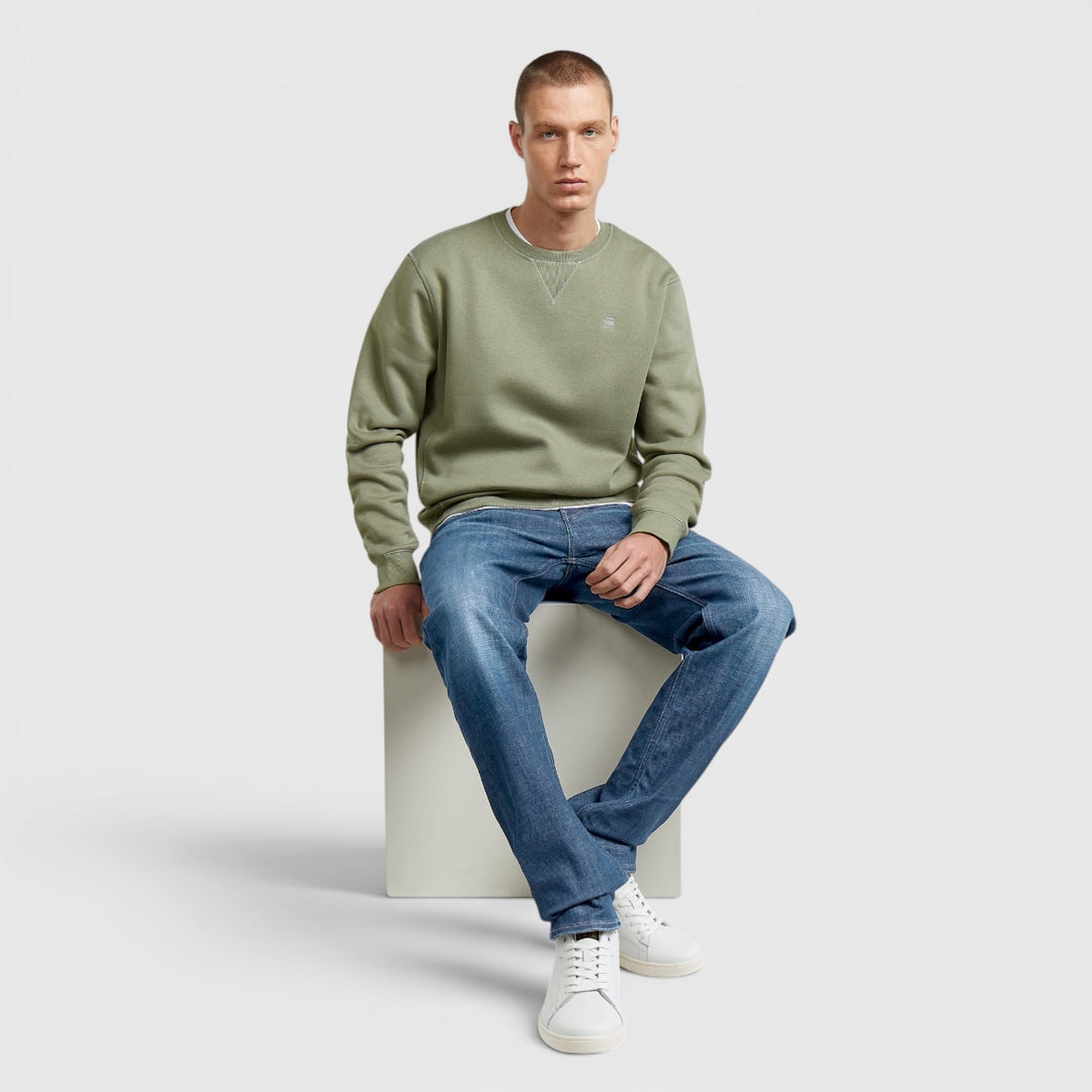D16917-C235-B441 G-Star RAW Sweater Premium Core Light Orphus / Groen