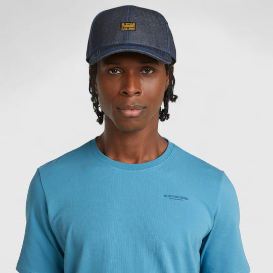 D19070-C723-G988 G-star T-Shirt Slim Base Round Neck Niagara/Blue