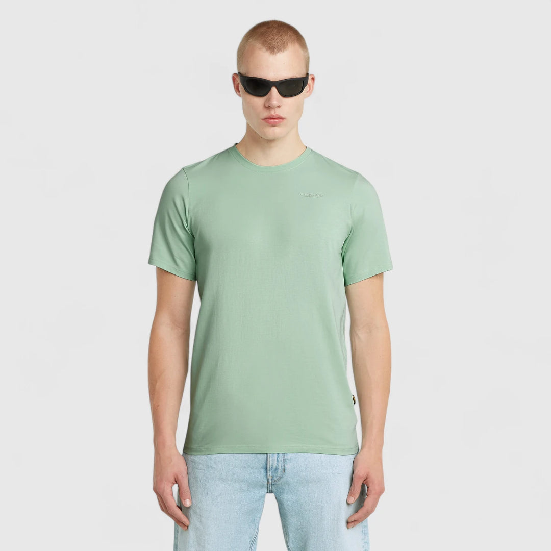 D19070-C723-G992 G-star T-Shirt Slim Base Round Neck Birds Egg Green