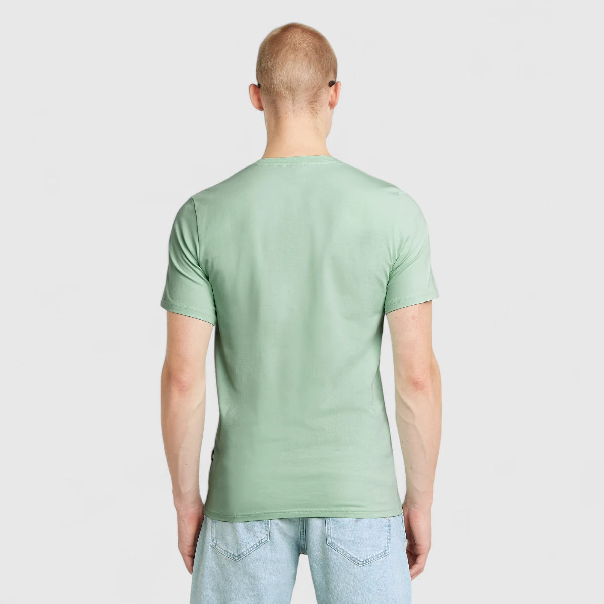 D19070-C723-G992 G-star T-Shirt Slim Base Round Neck Birds Egg Green