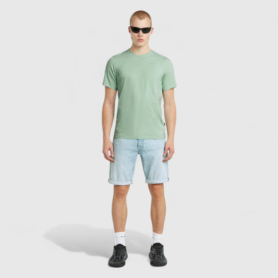 D19070-C723-G992 G-star T-Shirt Slim Base Round Neck Birds Egg Green