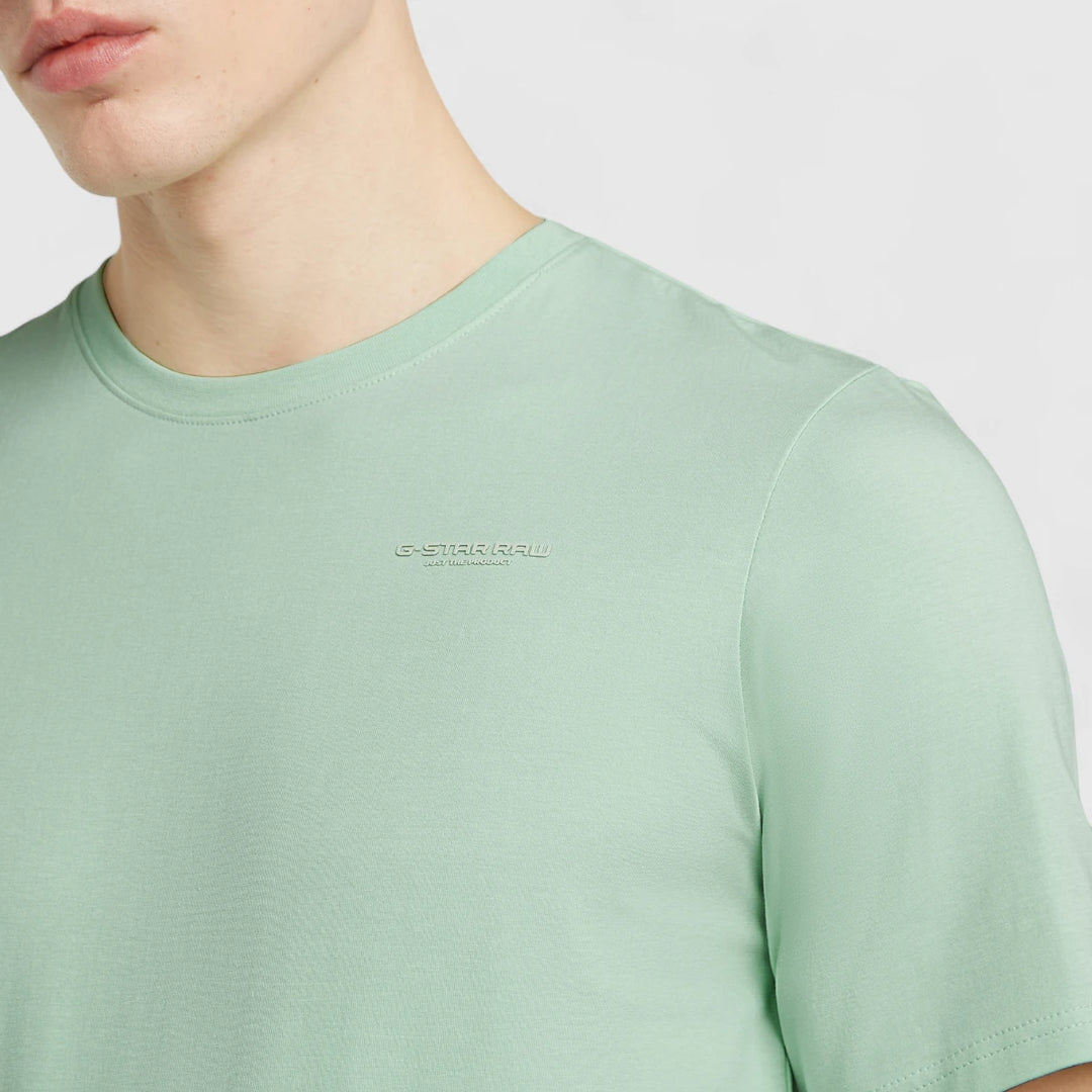 D19070-C723-G992 G-star T-Shirt Slim Base Round Neck Birds Egg Green