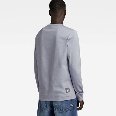 d23455 c336 3885 premium base long sleeve g-star t-shirt dim grey back