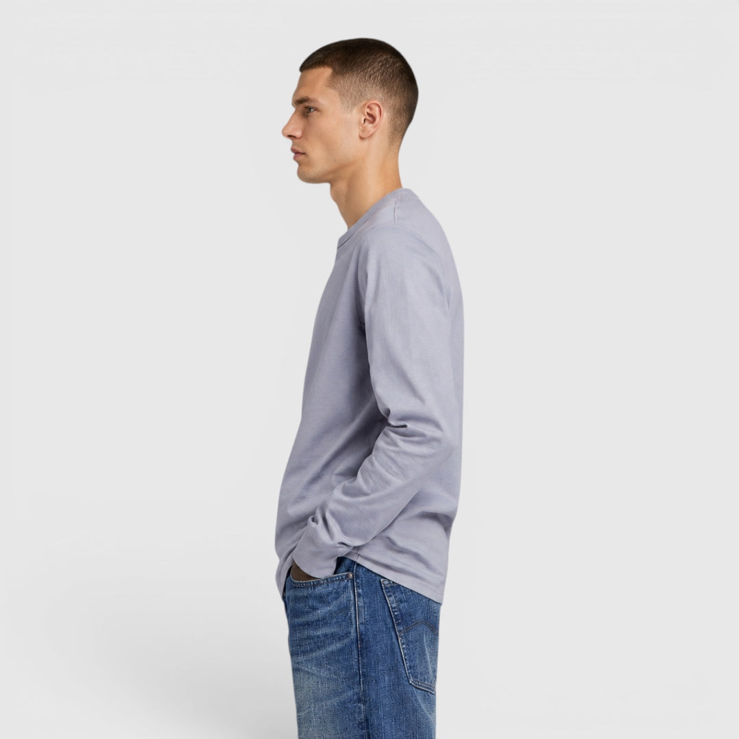 d23455 c336 3885 premium base long sleeve g-star t-shirt dim grey