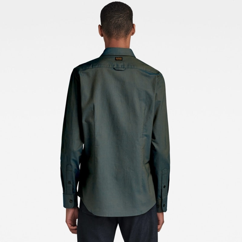 d23553 c895 g099 bristum 2.0 shirt long sleeve g-star overhemd  back