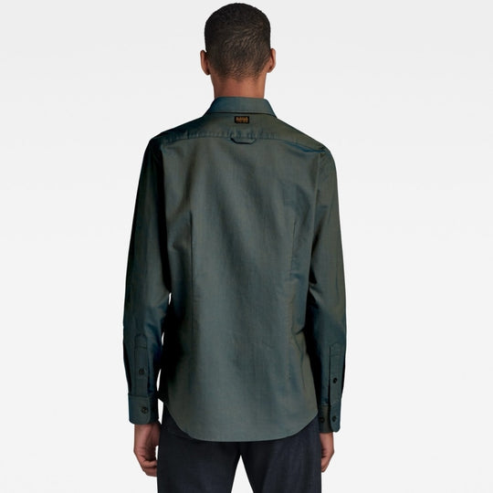 d23553 c895 g099 bristum 2.0 shirt long sleeve g-star overhemd  back