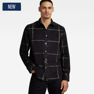 d23564 c549 d416 salt 2.0 regular shirt g-star overhemd dark black