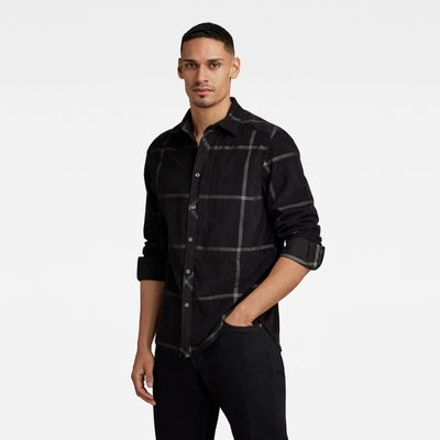 d23564 c549 d416 salt 2.0 regular shirt g-star overhemd dark black crop1