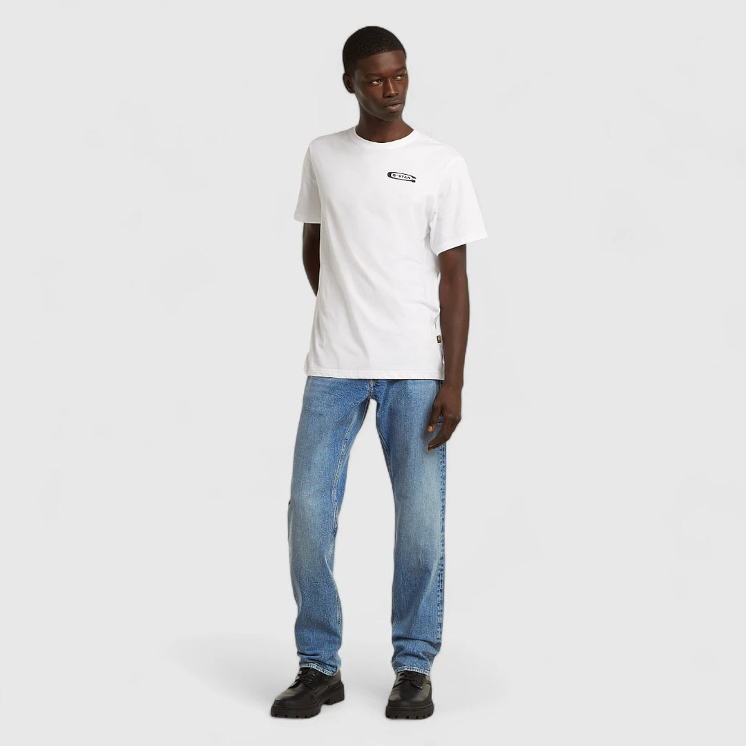 D23692-D930-H078 G-Star Mosa Straight Faded Sea Point Blue