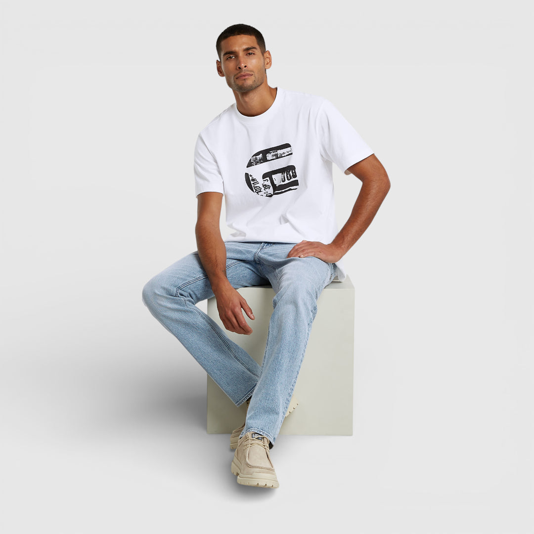 D23692-E205-G339 G-Star Mosa Straight Sun Faded Cloudburst