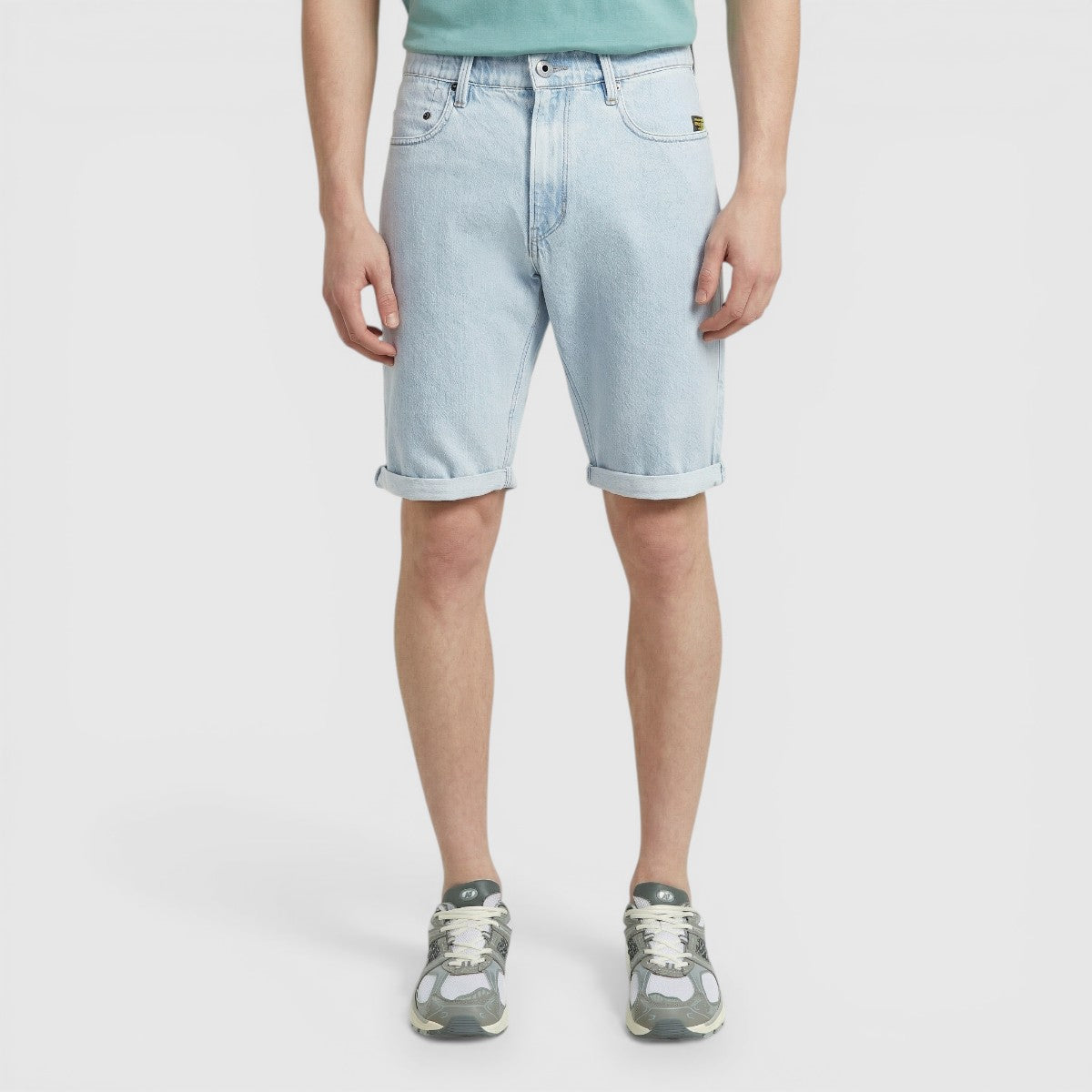 D24430-E352-H948 G-Star Mosa Korte Broek Beached Faded Blue Galena
