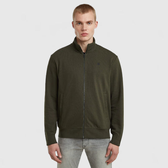 D25122-D566-995 G-Star Nifous Zip Thru Sweater Asfalt