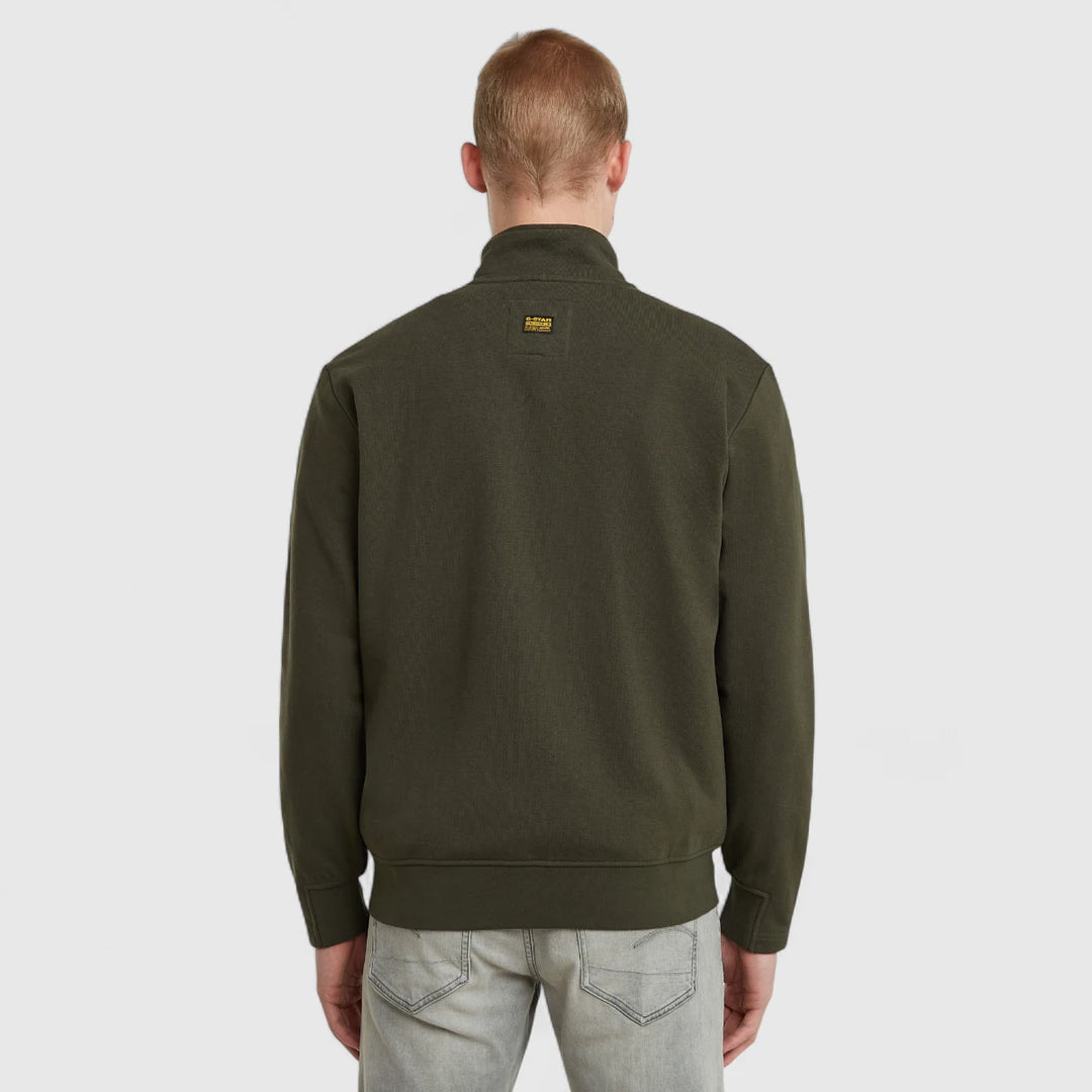 D25122-D566-995 G-Star Nifous Zip Thru Sweater Asfalt