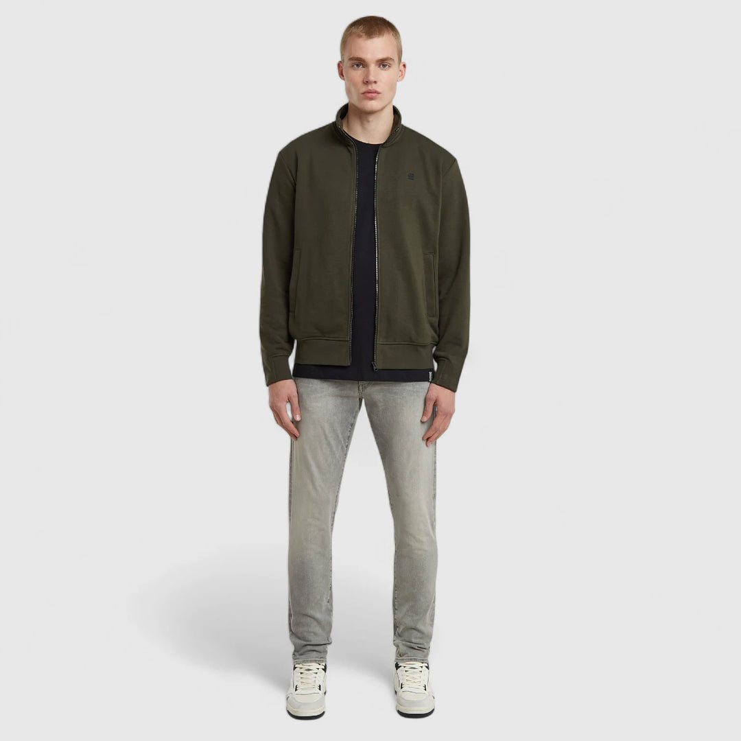 D25122-D566-995 G-Star Nifous Zip Thru Sweater Asfalt
