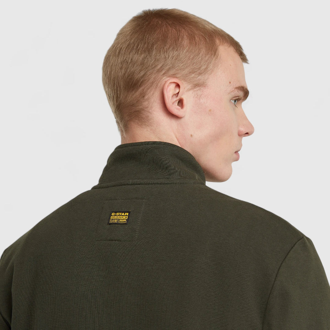 D25122-D566-995 G-Star Nifous Zip Thru Sweater Asfalt