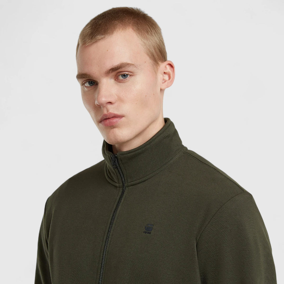 D25122-D566-995 G-Star Nifous Zip Thru Sweater Asfalt