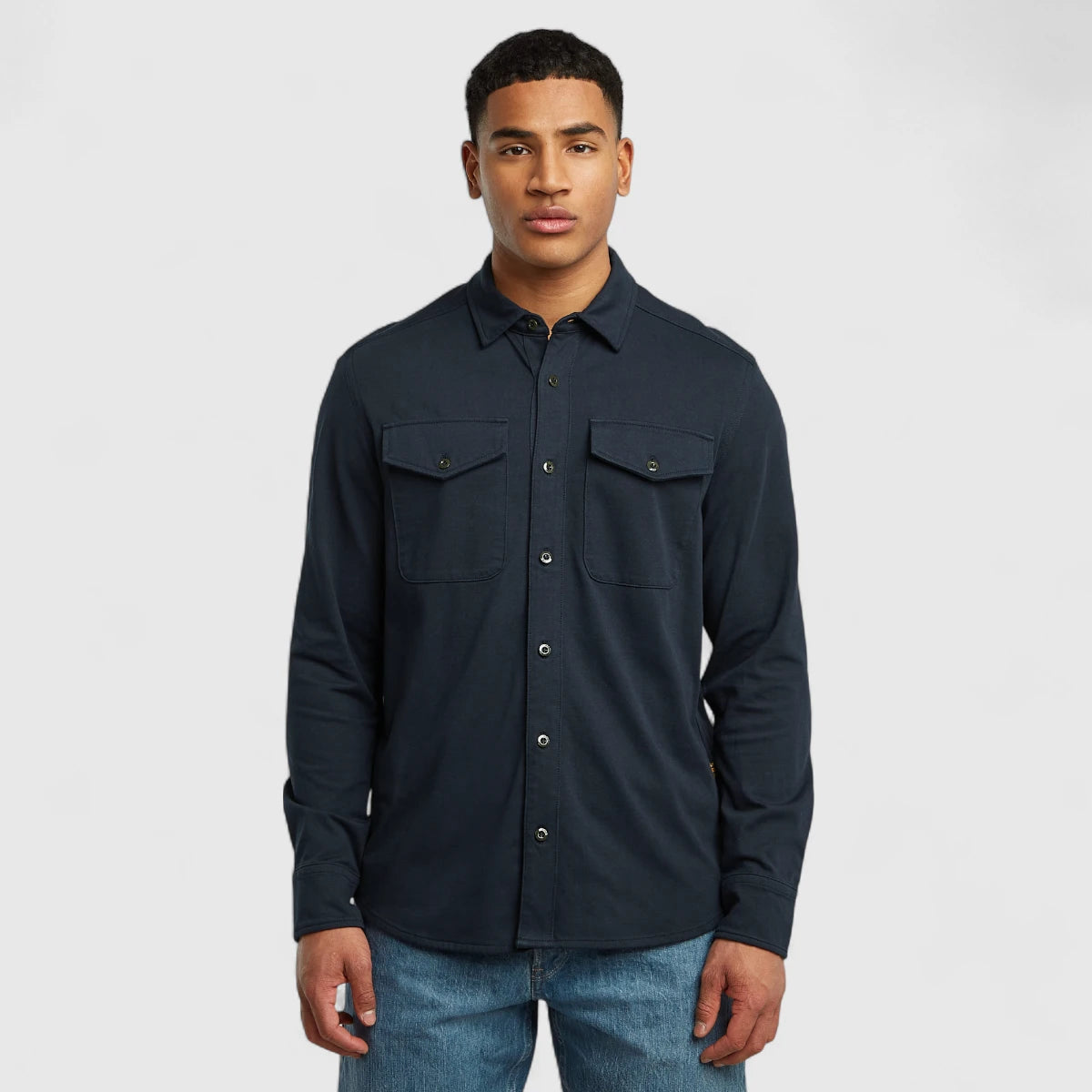 D26765-C784-C742 G-star Overshirt Marine Jersey Salute