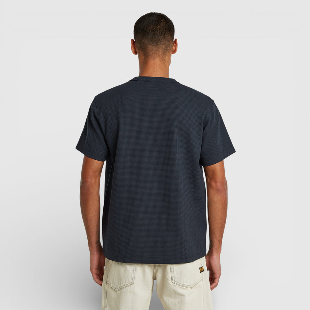 D28609-E383-C742 G-Star T-Shirt True Regular Structured Salute / Donkerblauw