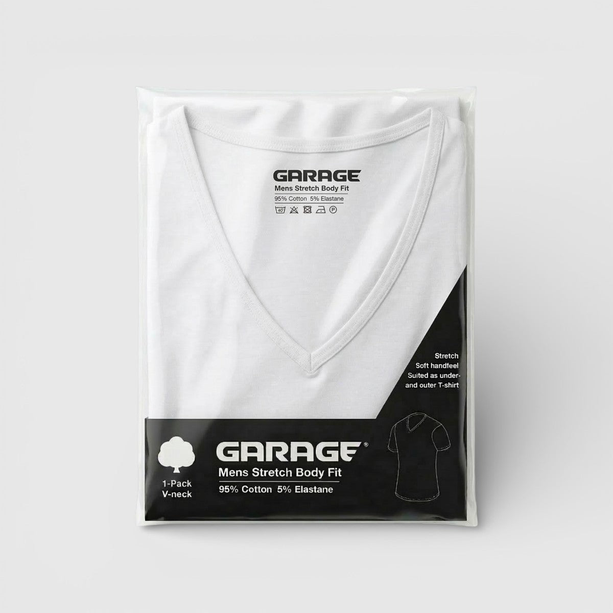 Garage Body Fit V-Ausschnitt