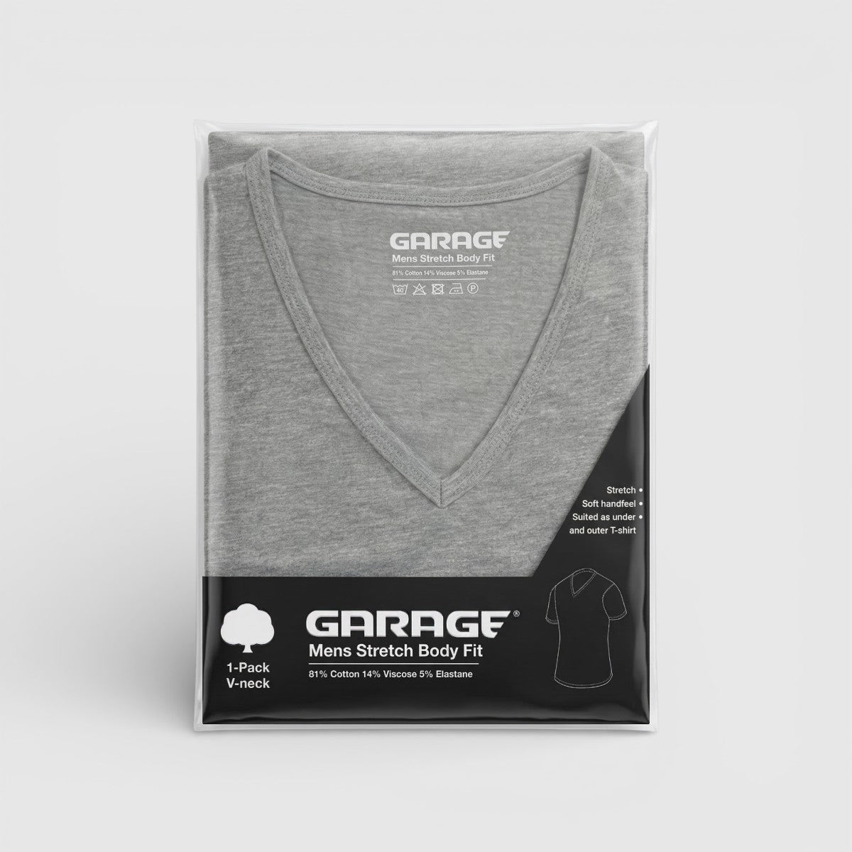 Garage Body Fit V-Ausschnitt