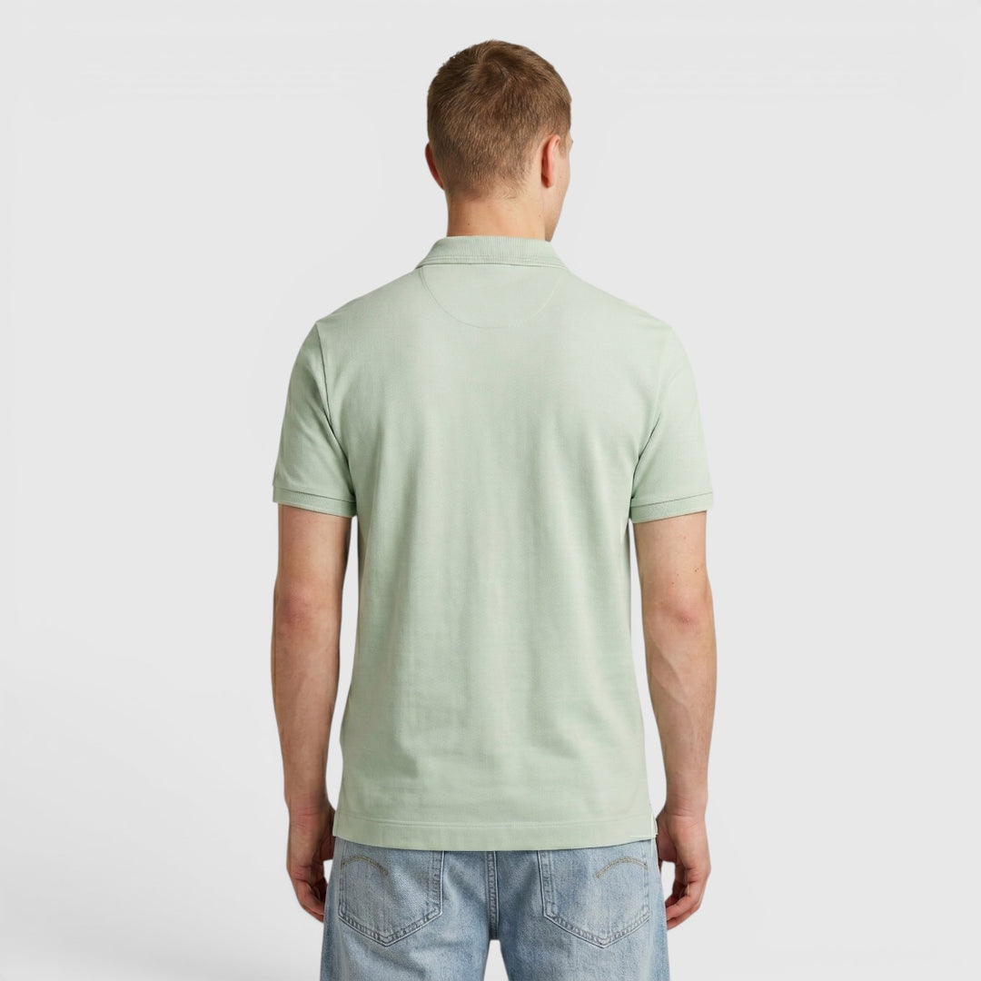 D11595-5864-C199 G-Star Dunda slim polo Pale Green / Groen