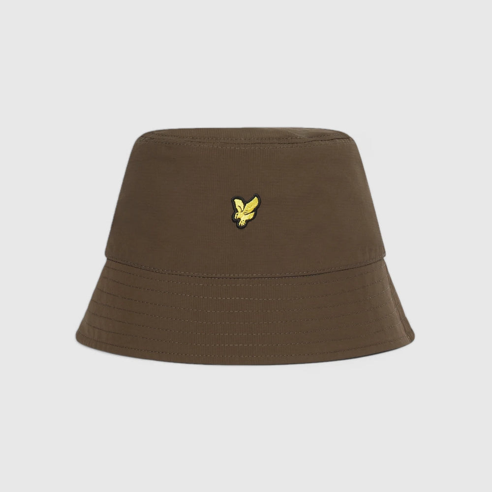 he1811v w753 ripstop reversible bucket hat lyle & scott pet black crop
