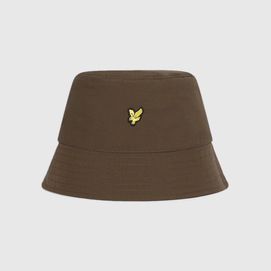 he1811v w753 ripstop reversible bucket hat lyle & scott pet black crop