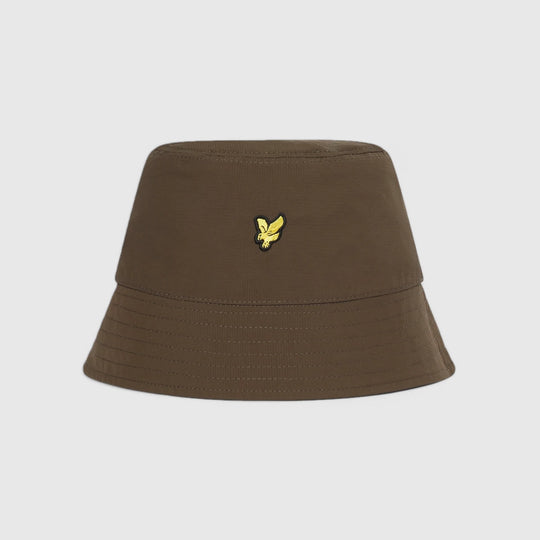 he1811v w753 ripstop reversible bucket hat lyle & scott pet black crop