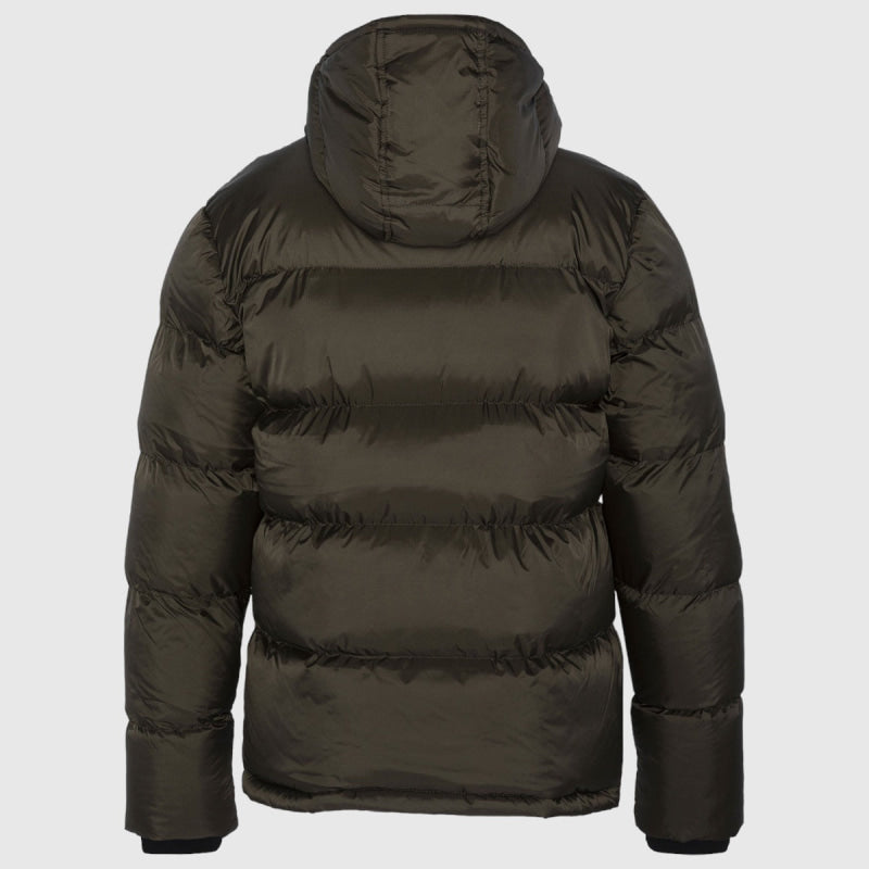IDAHO2-KHAKI Schott NYC® Hooded Puffer Jacket