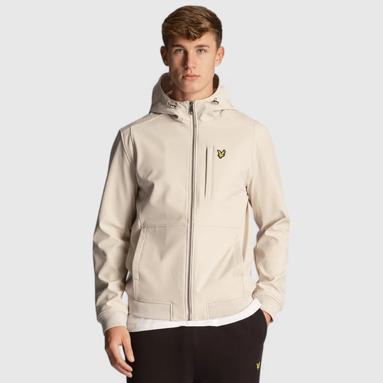 JK1424VN-W870 Lyle & Scott Hooded Softshell Jacket Cove