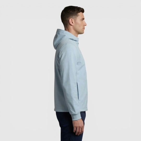 JK2200V-W596 Lyle & Scott Mesh Back Softshell Jacket Opal Blue