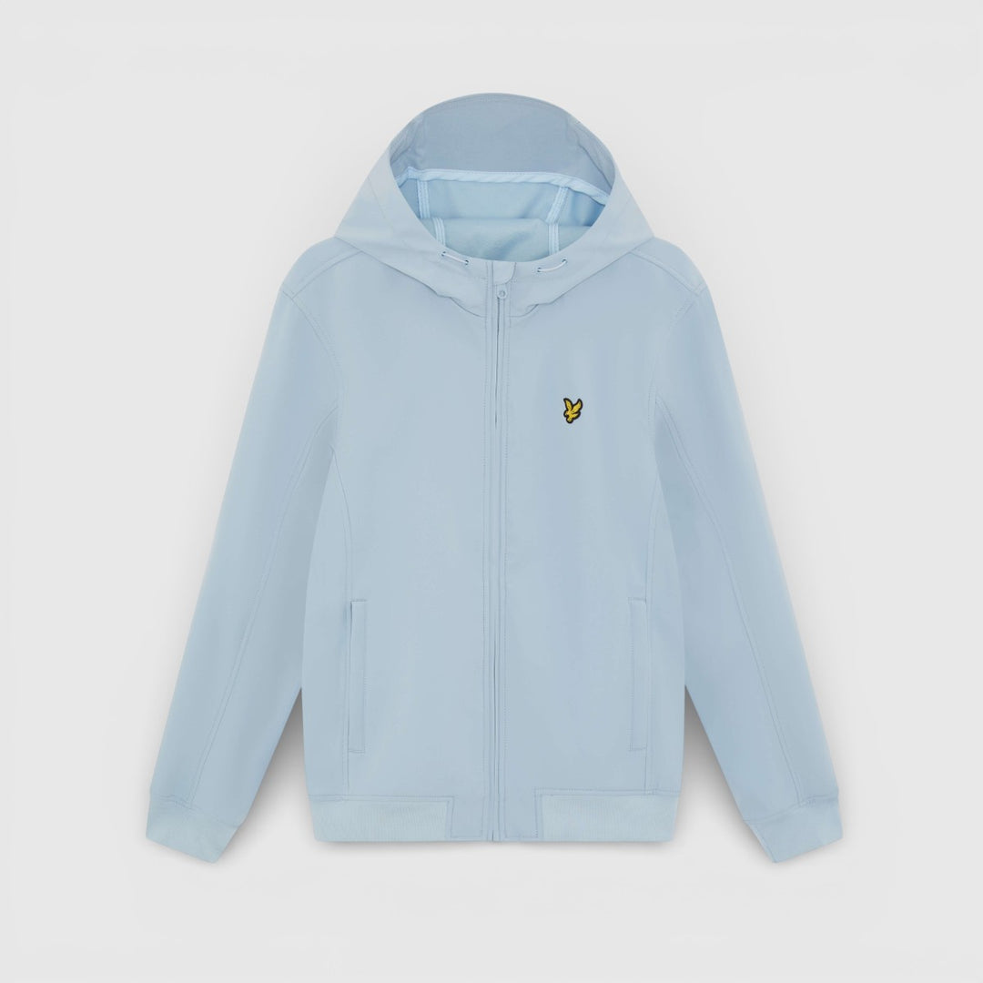 JK2200V-W596 Lyle & Scott Mesh Back Softshell Jacket Opal Blue