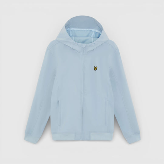 JK2200V-W596 Lyle & Scott Mesh Back Softshell Jacket Opal Blue