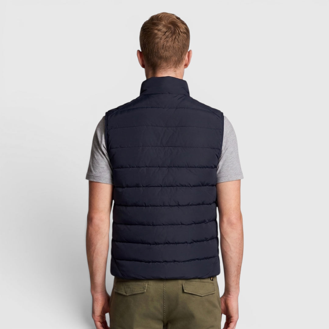JK2401V-Z271 Lyle & Scott Bodywarmer Quilted Gilet Dark Navy
