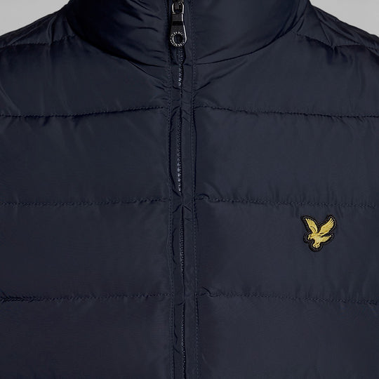 JK2401V-Z271 Lyle & Scott Bodywarmer Quilted Gilet Dark Navy