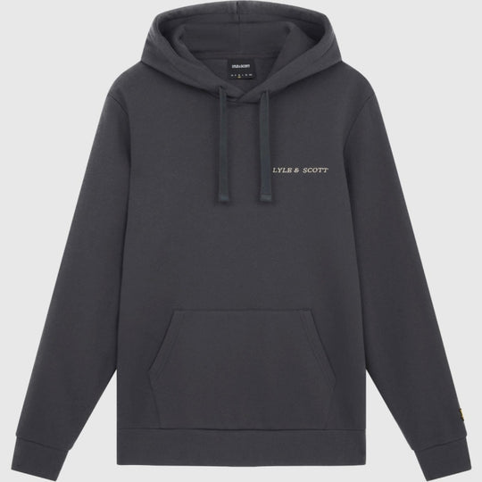 ml1904v w635 embroidered hoodie lyle & scott polo gunmetal crop5