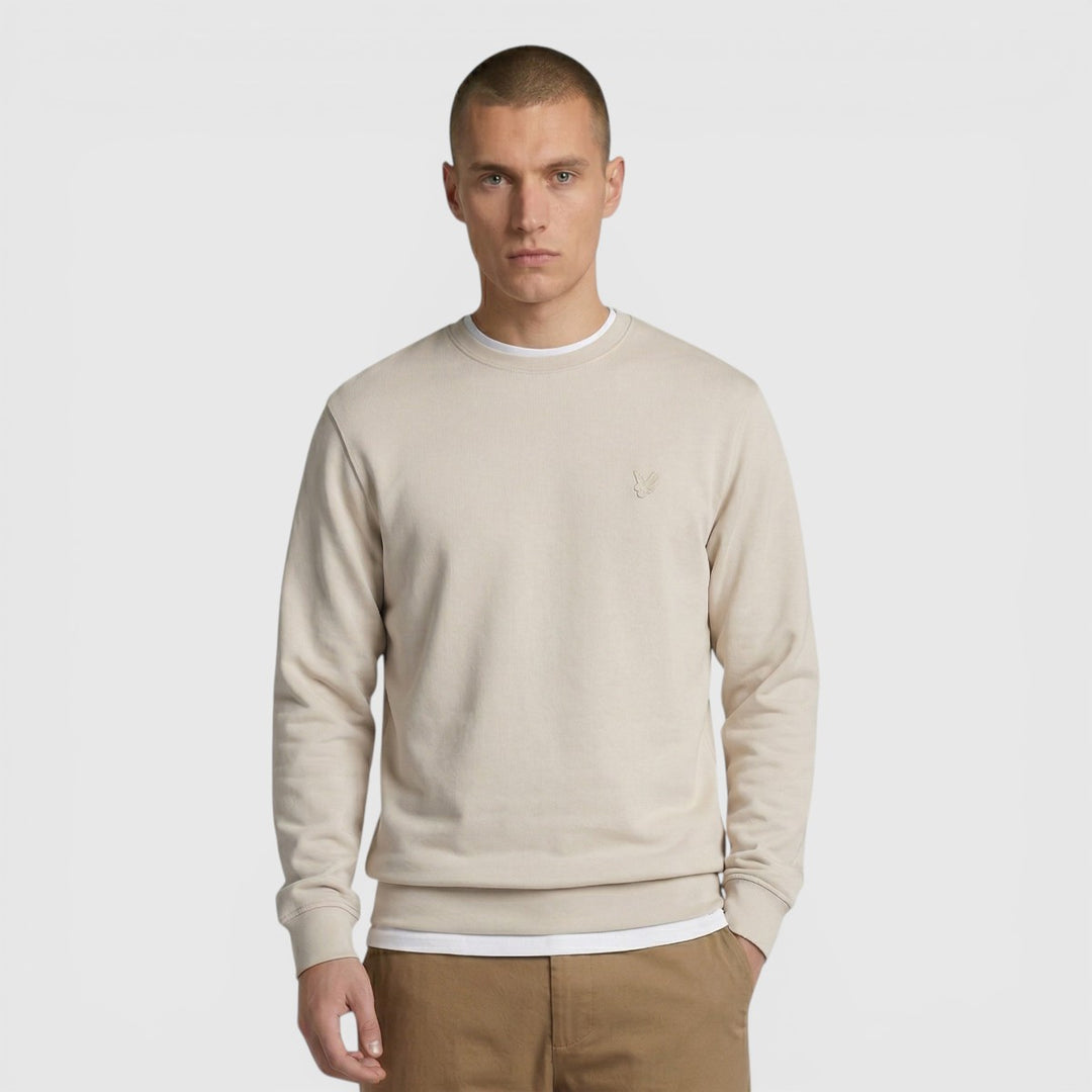 ML2255TON-W870 Lyle & Scott Sweater Superfine Crew Neck Cove