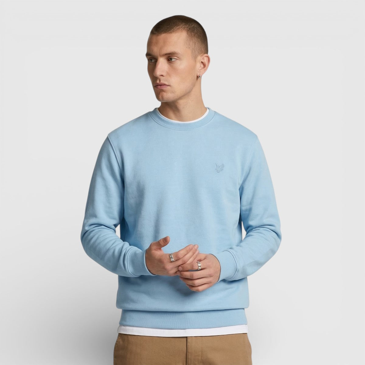 Lyle & Scott Sweater Superfine Crew Neck ML2255TONT sweater Y075