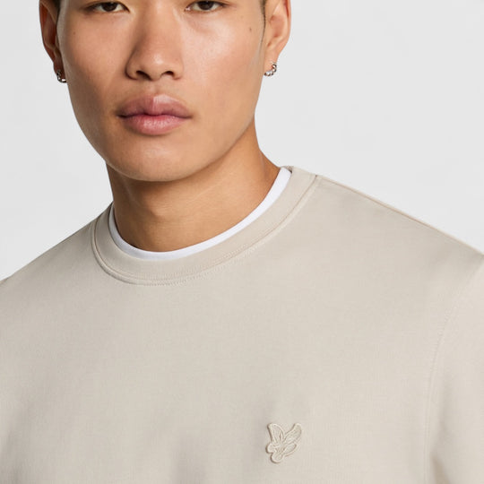 ML2255TON-W870 Lyle & Scott Sweater Superfine Crew Neck Cove