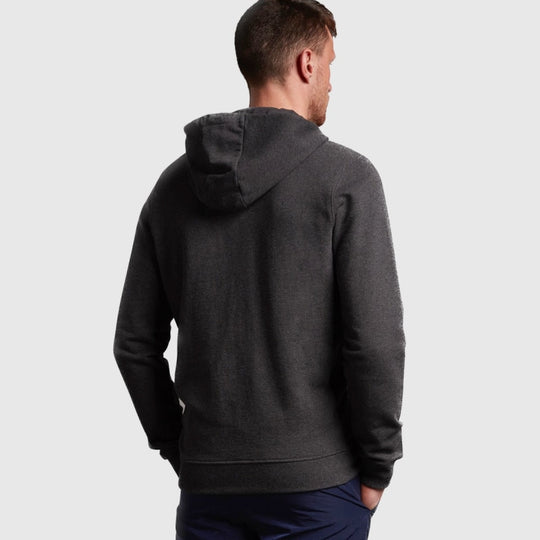 ml420vog 398 zip through hoodie lyle & scott polo charcoal marl back