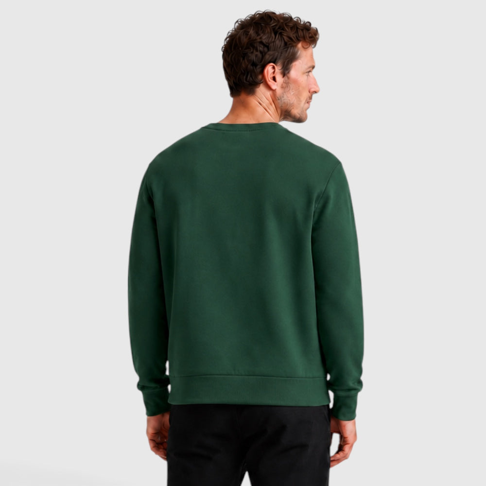 ML424VOG-W486 Lyle & Scott Crew Neck Sweatshirt Dark Green