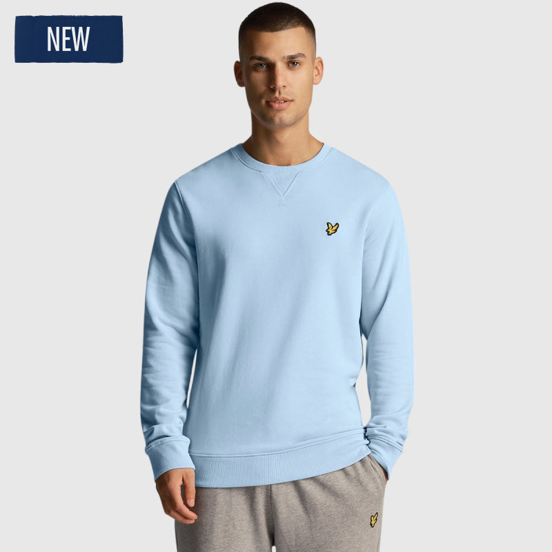 ml424vog-w487 Lyle & Scott Crew Neck Sweatshirt M T-Shirtscrew neck sweatshirt lyle & scott sweater light blue